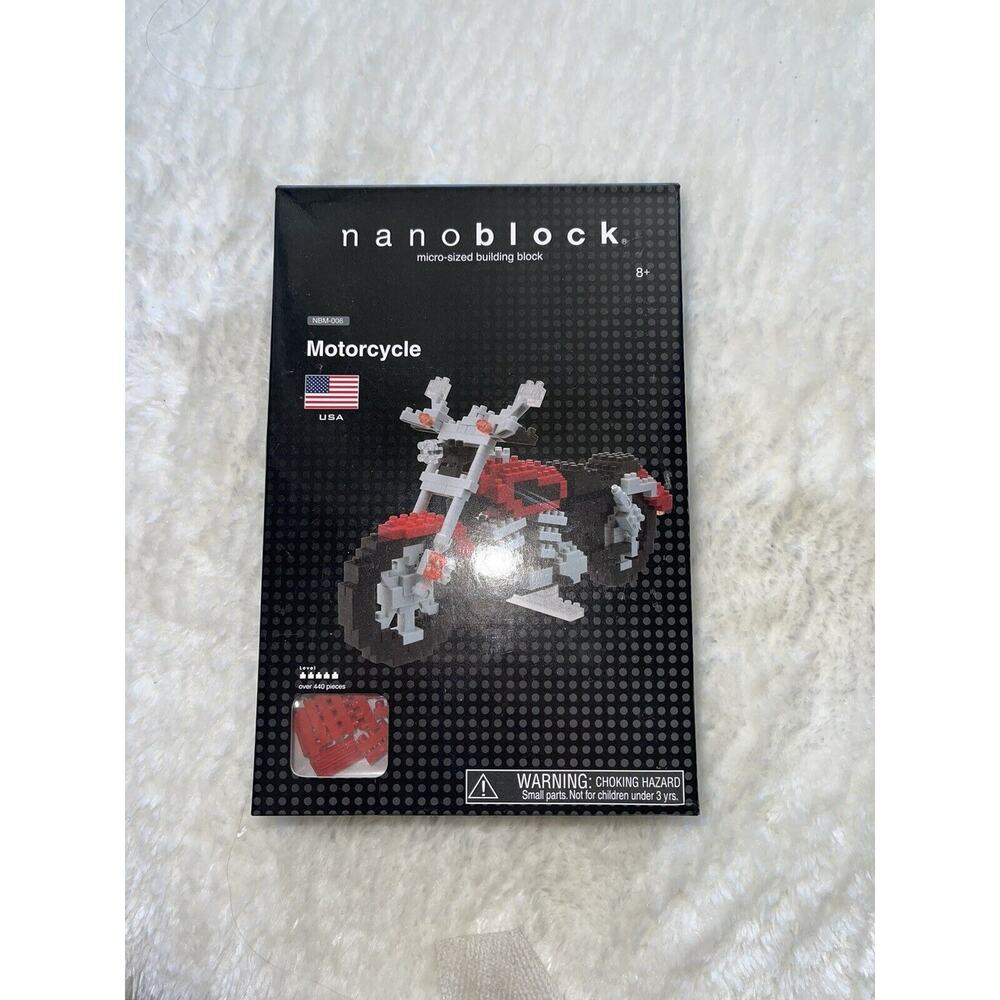 NANOBLOCK Motorcycle Micro Sized Building Block Over 440‎ Pc Nbm-006 Brand NEW